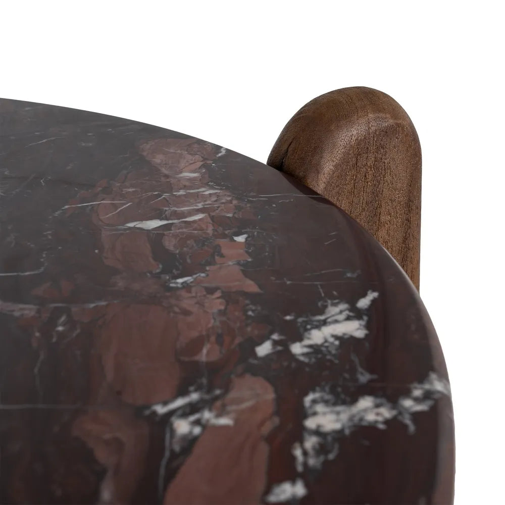 Vänern Burgundy marble and walnut