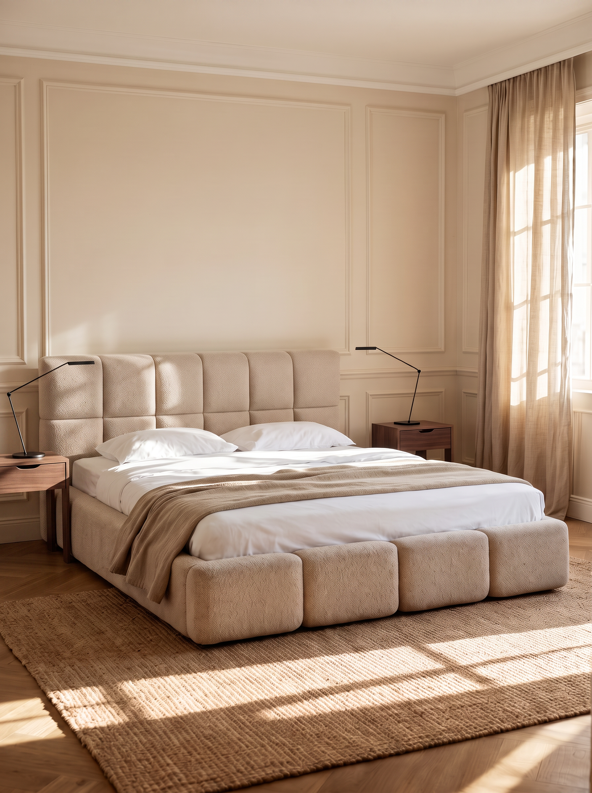 Piana Beige bouclé