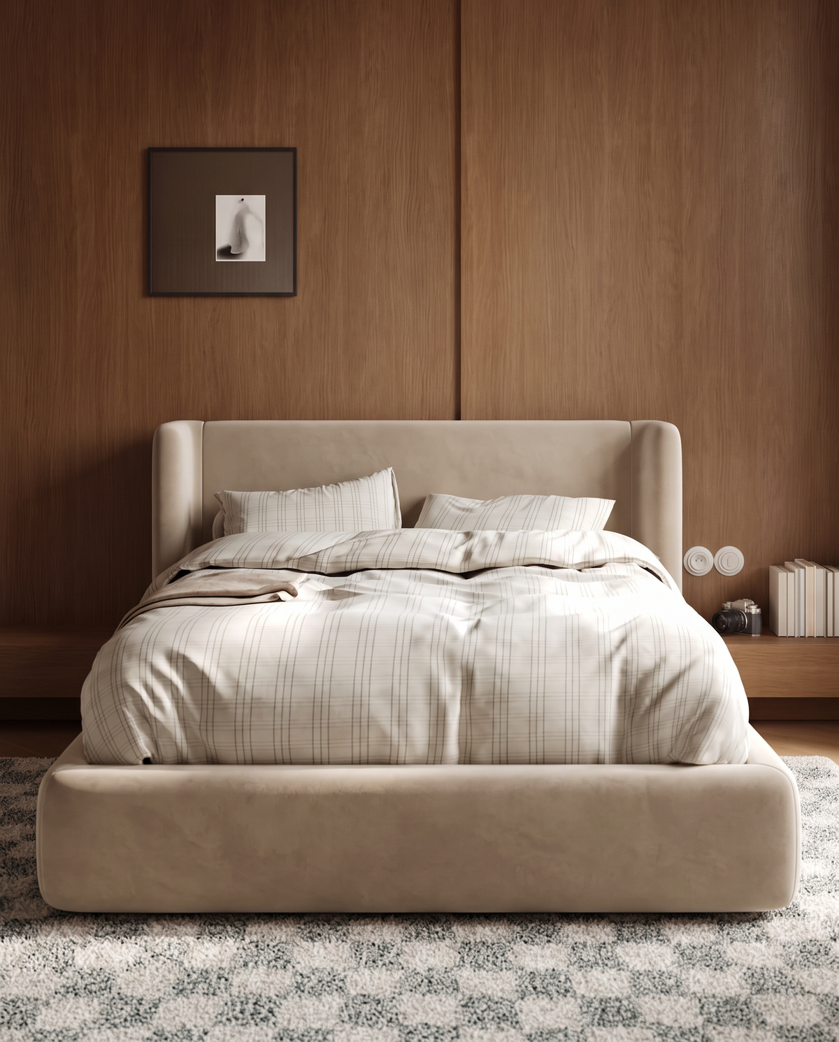 Sorrento Dark beige velvet