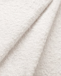White bouclé
